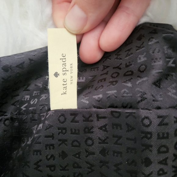 Kate Spade Black Leather Leighann Satchel / Tote Handbag (Mulberry Street) - Picture 11 of 14